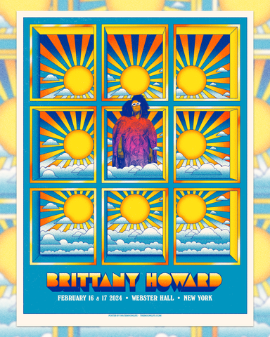 Brittany Howard • Webster Hall 2024 • 18"x24"
