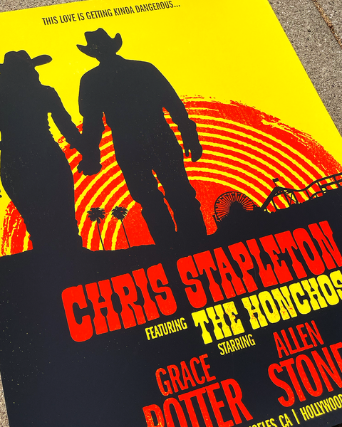 Chris Stapleton • Hollywood Bowl 2024 • 18"x24"
