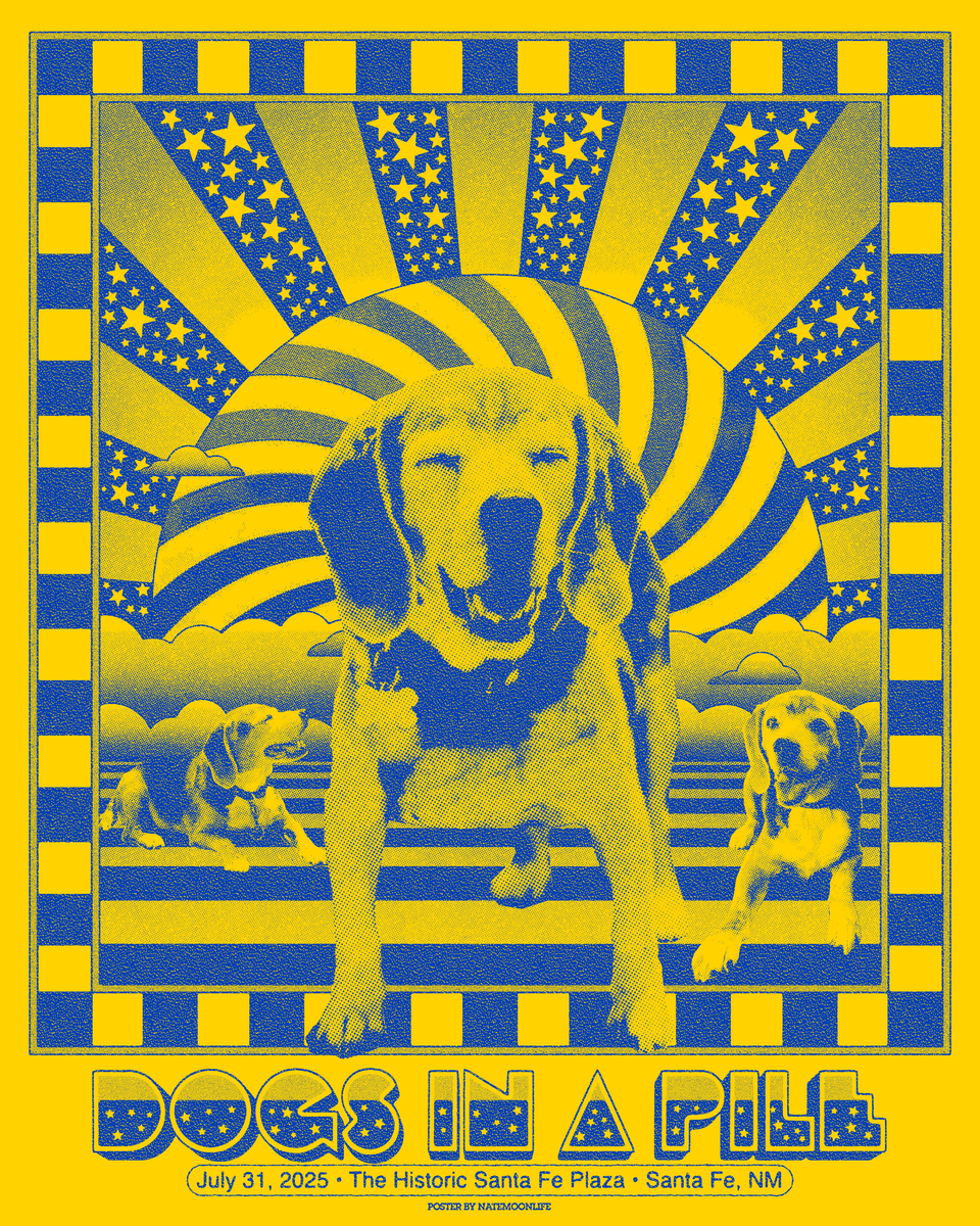 Dogs in a Pile • Santa Fe, NM • 8x10 – The Moon Life