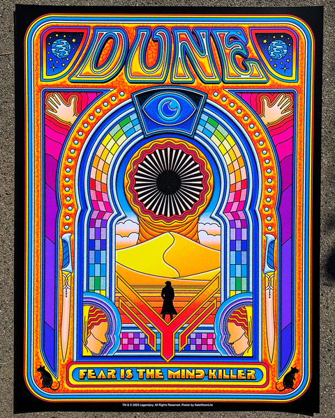 Dune • Officially Licensed Poster • 18"x24" White Pearl Foil