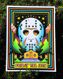 Friday the 13th  • 18"x24" fuzzy blacklight poster