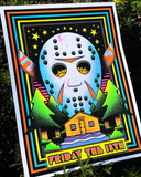 Friday the 13th  • 18"x24" fuzzy blacklight poster
