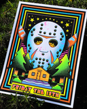 Friday the 13th  • 18"x24" fuzzy blacklight poster