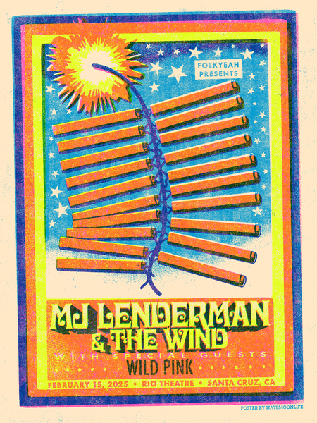 Mj Lenderman & the Wind • Santa Cruz, CA • 18"x24"