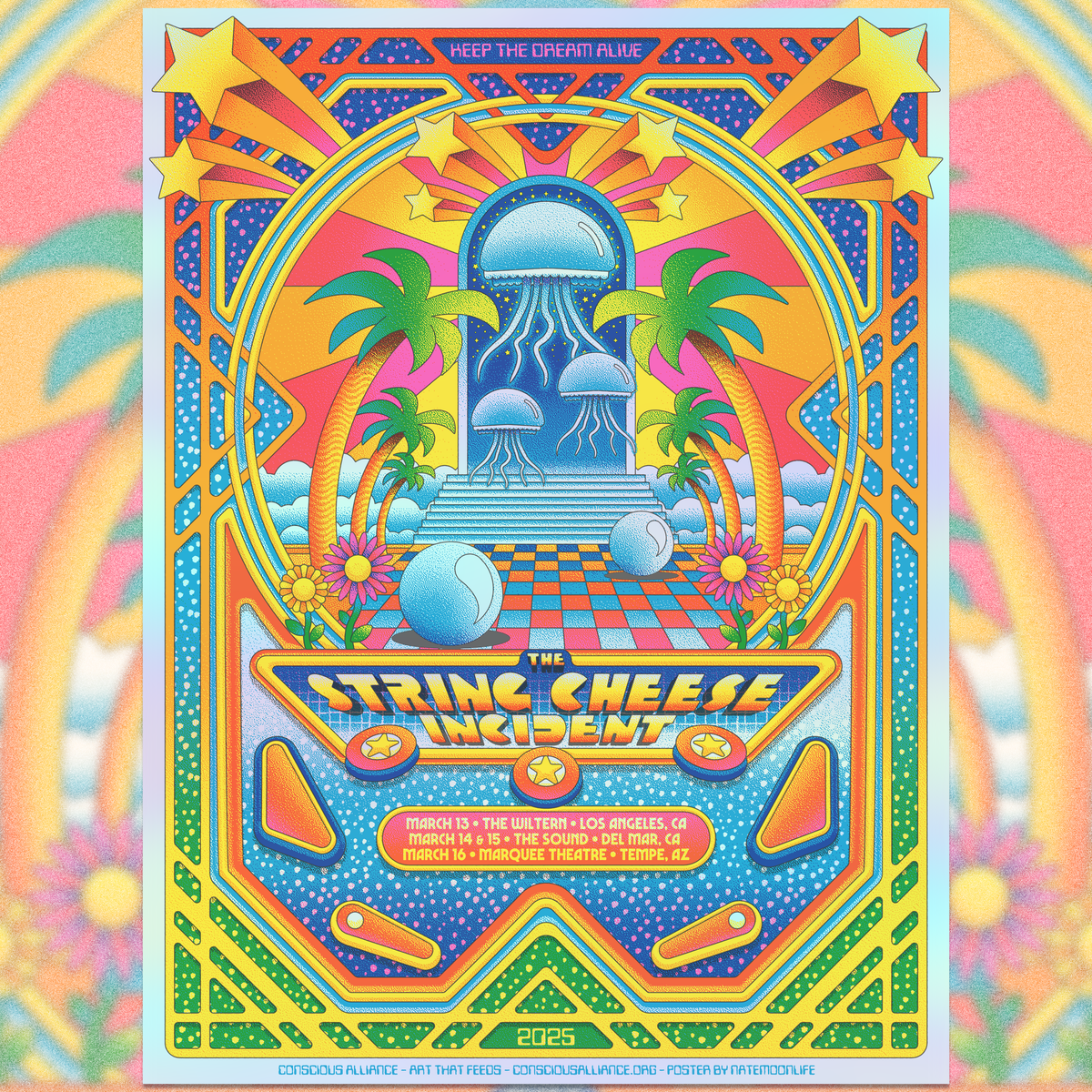 The String Cheese Incident ポスター 限定750枚 The String Cheese Incident - Asheville 2022 - Official