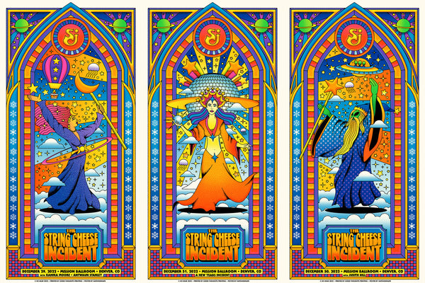 String Cheese Incident • NYE 2022 • 12"x24"