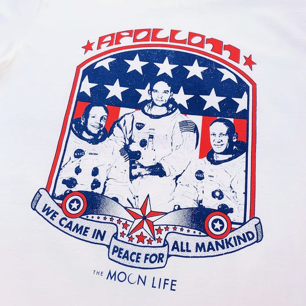 "Apollo 11" • T-shirt • White