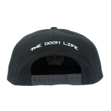 "Dire Wolf" | SNAP BACK HAT | BLACK W/ WHITE