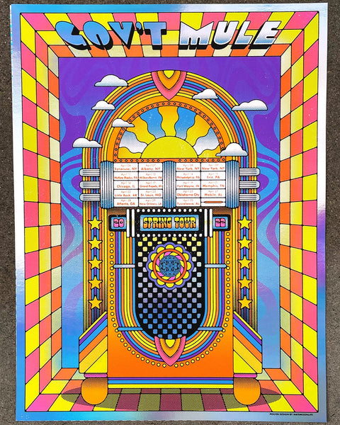 Gov't Mule • Spring Tour 2022 • 18x24 foil edition