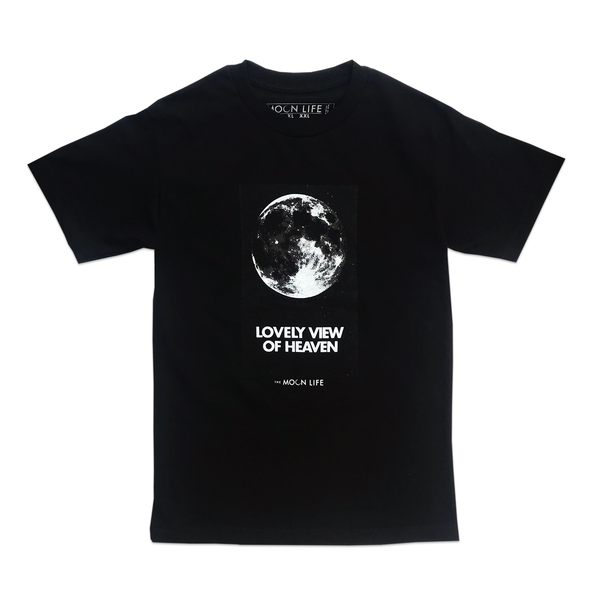 "Standing on the Moon" • T-shirt • Black