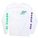"Space Ways" • Long Sleeve Shirt • White