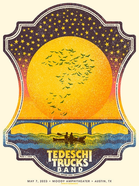 Tedeschi Trucks Band • Austin, TX • 18x24 screen printed poster