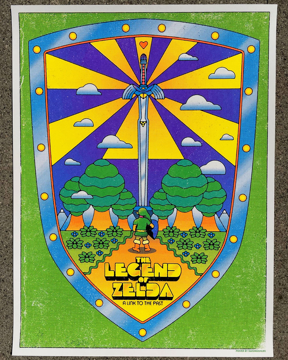 Legend of Zelda A Link to the Past Poster 
