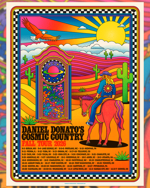 Daniel Donato's Cosmic Country  • Fall Tour 2026 • 18"x24"