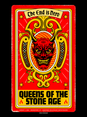 QUEENS OF THE STONE AGE POSTER 東京公演限定60枚 QUEENS OF THE STONE AGE、約6年ぶりの単独来日公演が決定！来年