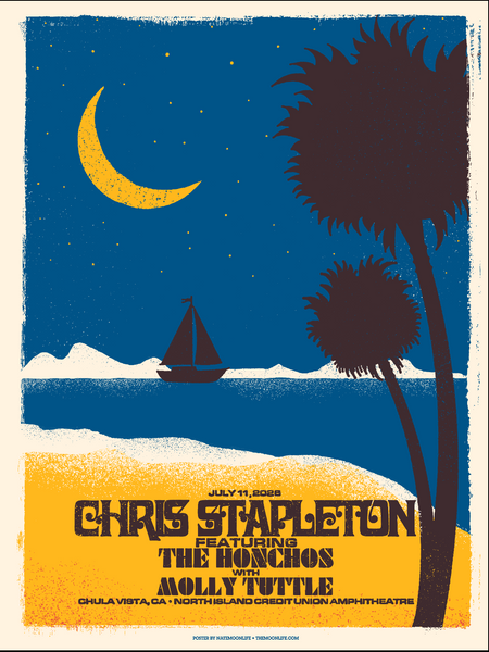 Chris Stapleton • Chula Vista, CA 2026 • 18"x24"