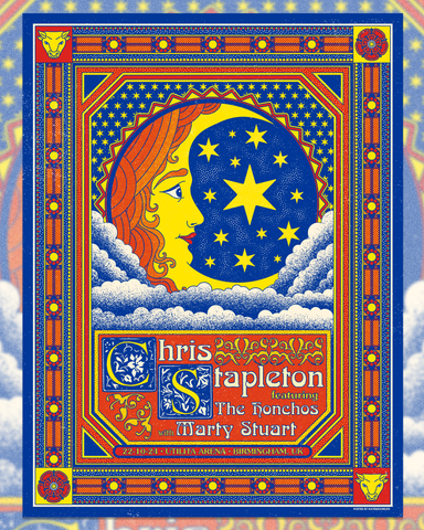 Chris Stapleton • Birmingham, UK 2024 • 18"x24"