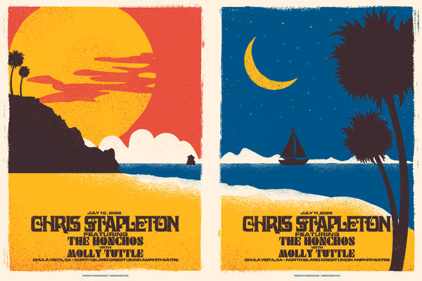 Chris Stapleton • Chula Vista, CA 2026 • 18"x24"