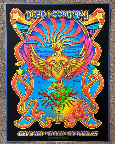 *NEW VARIANT ADDED* Dead & Company • June 13 2024 • Sphere Las Vegas • 18"x24"