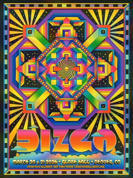 Dizgo • Denver, CO • March 20 + 21 2026 • 18"x24"