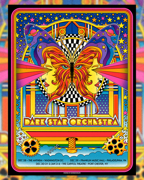 Dark Star Orchestra • 2025 New Years Run • 18"x24"