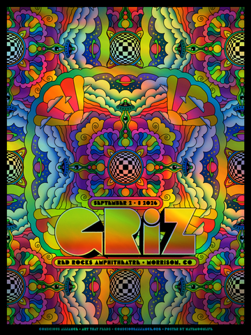 GRiZ • Red Rocks 2026 • 18x24