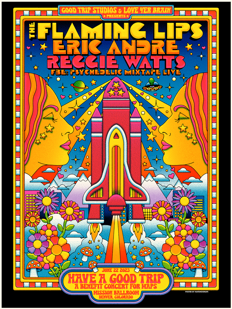 Flaming Lips, Eric Andre, Reggie Watts for Have A Good Trip Flaming Lips, Eric Andre, Reggie Watts for Have A Good Trip