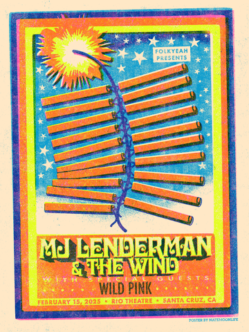 Mj Lenderman & the Wind • Santa Cruz, CA • 18"x24"