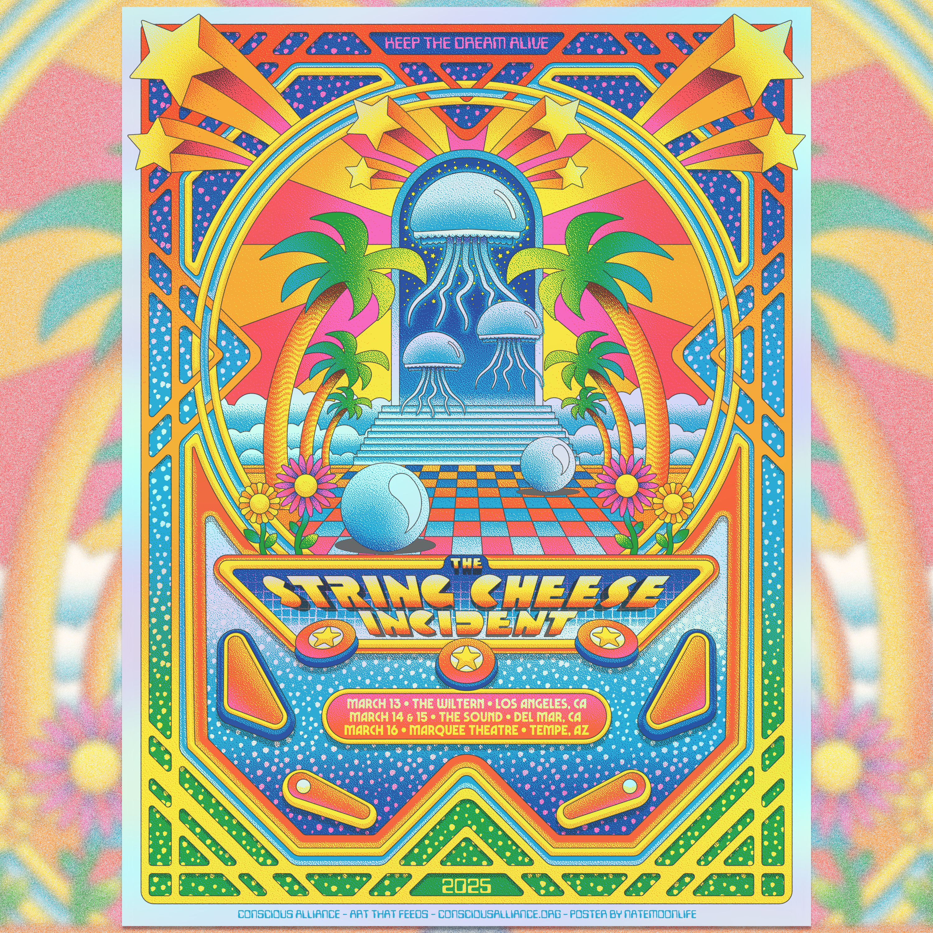 The String Cheese Incident ポスター 限定750枚 The String Cheese Incident - CO Run 2023 — Conscious Alliance