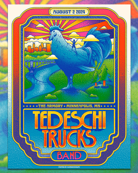 Tedeschi Trucks Band • Minneapolis, MN • 18x24 screen printed poster