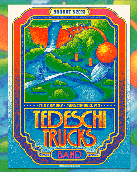 Tedeschi Trucks Band • Minneapolis, MN • 18x24 screen printed poster