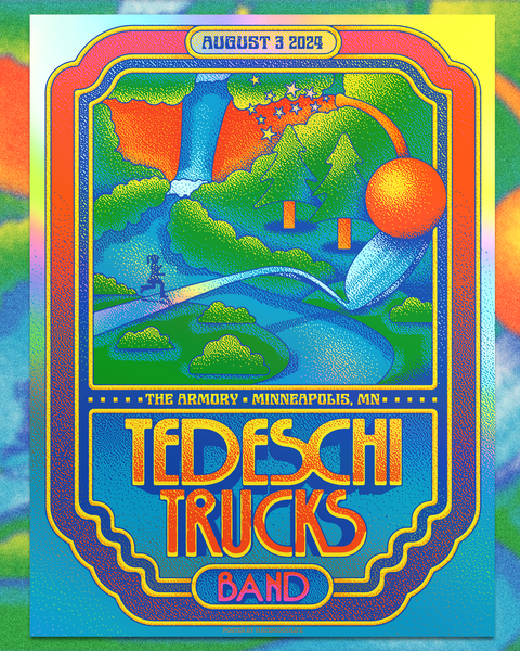 Tedeschi Trucks Band • Minneapolis, MN • 18x24 screen printed poster