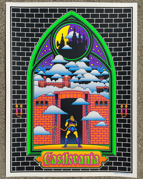 Dracula's Curse • 18"x24" blacklight poster