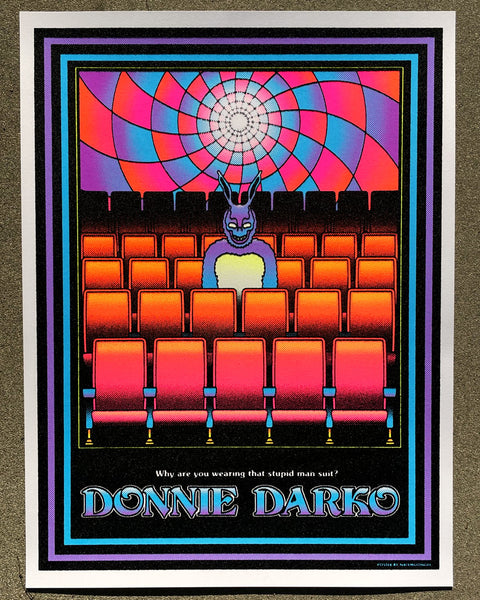 Donnie Darko • 18"x24" fuzzy blacklight poster