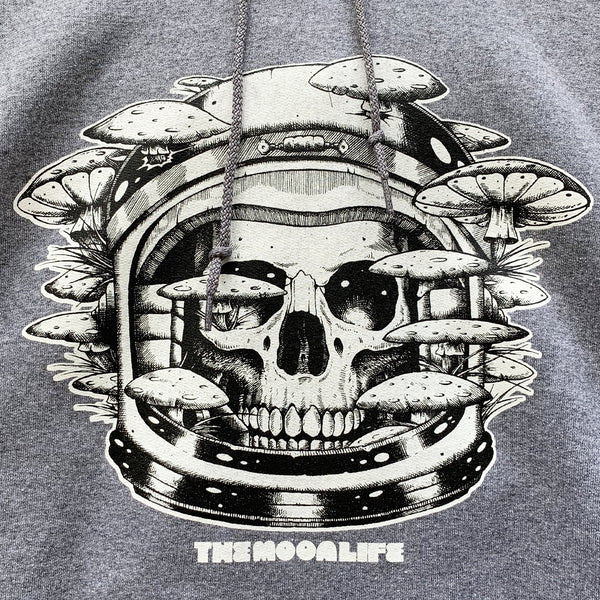 "Shroom Doom" • Hooded Sweatshirt • Graphite Heather