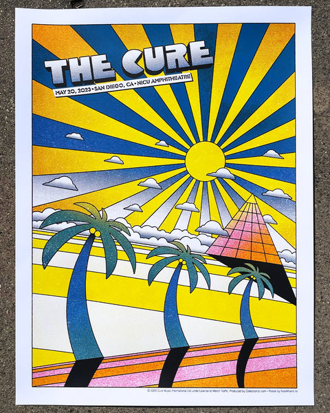 The Cure • San Diego 2023 • Screen Printed Posters
